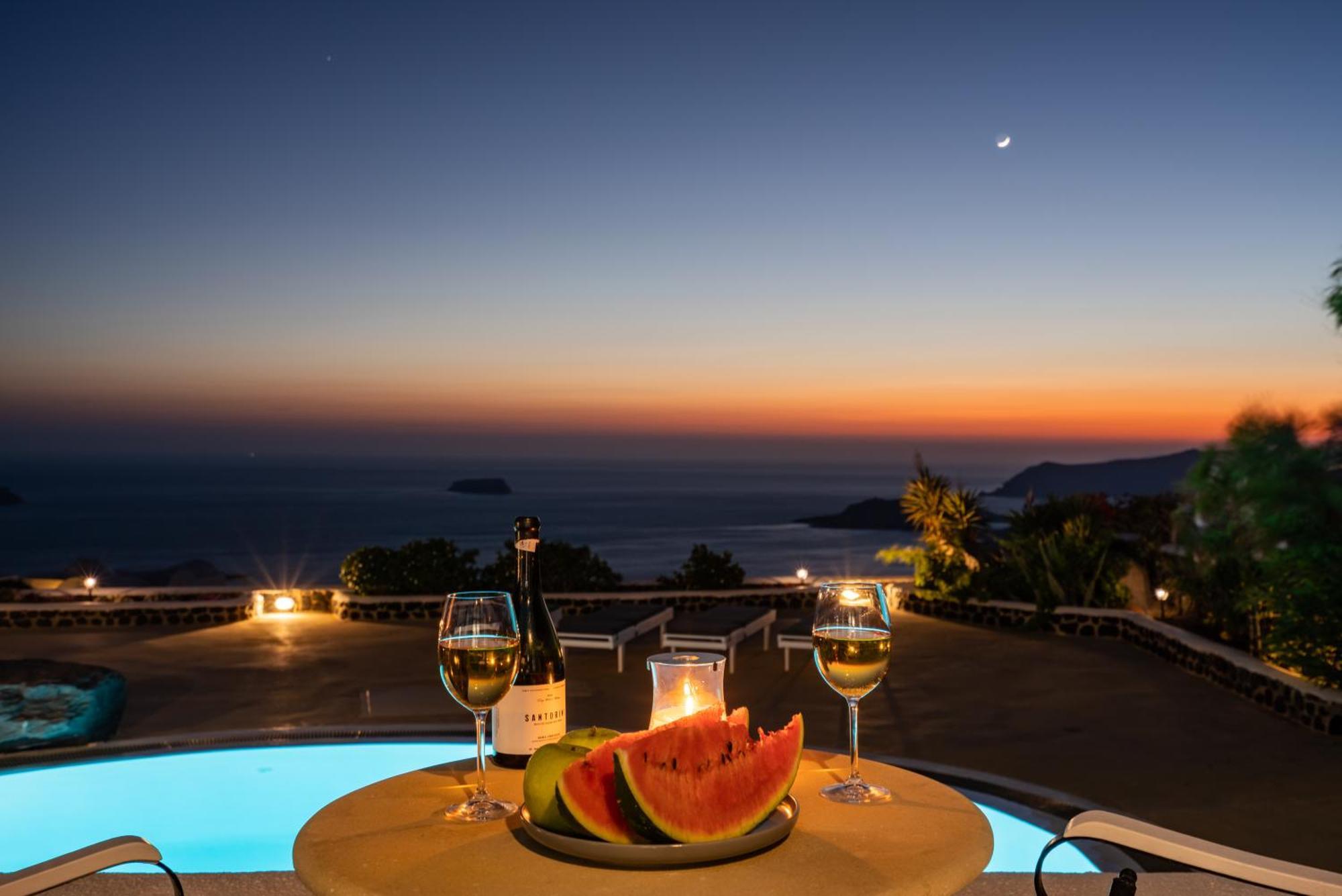 Villa Oinos - Sunset Views Ormos Athinios Eksteriør bilde