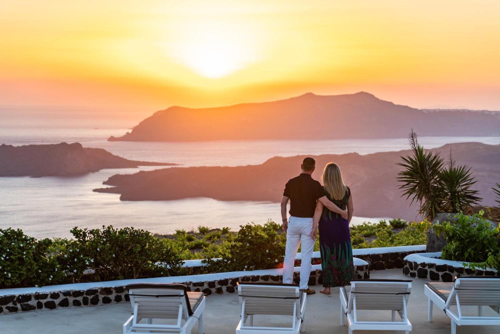 Villa Oinos - Sunset Views Ormos Athinios Eksteriør bilde