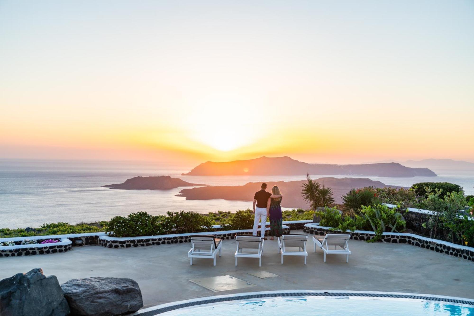 Villa Oinos - Sunset Views Ormos Athinios Eksteriør bilde